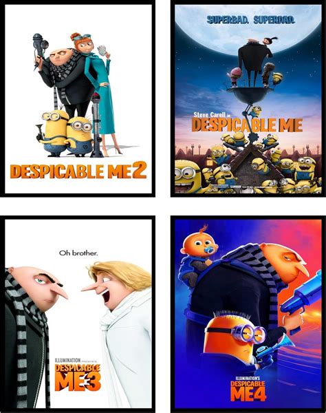 Bigwig Prints Despicable Me Poster Set Despicable Me