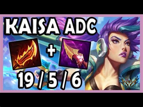 Kaisa Vs Miss Fortune TRIPLE KILL ADC Korea Cahllenger Patch 13 13