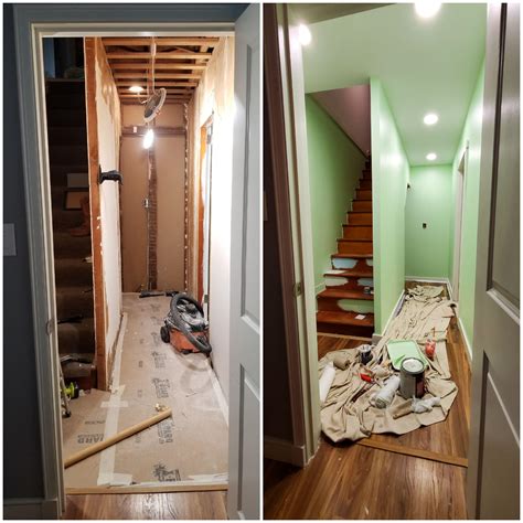 Hallway project that only took 4 months longer than expected, Almost