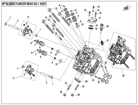 Diagram Cfmoto Uforce Cf Uu Cylinder Head No Assy