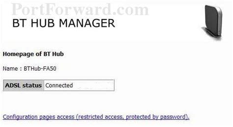 Simple Instructions To Help Setup A Port Forward On The Bt Hub Router