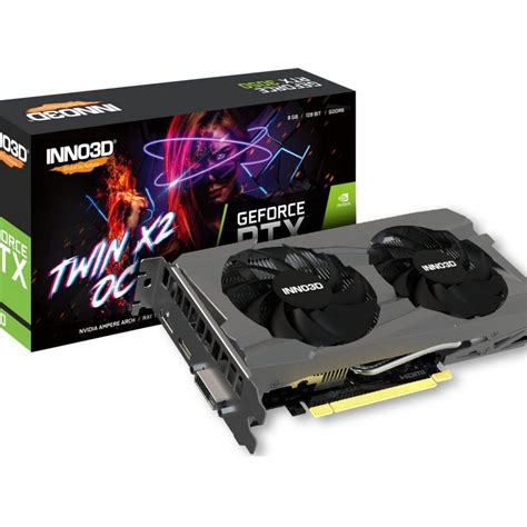 Inno3D GeForce RTX 3050 Twin X2 OC Grafikkarte, Gaming-Grafikkarte