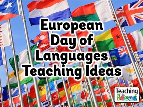 European Day Of Languages Teaching Ideas Teaching Ideas