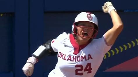 Ou Softball Tops Stanford 2 0 At Wcws In Oklahoma City