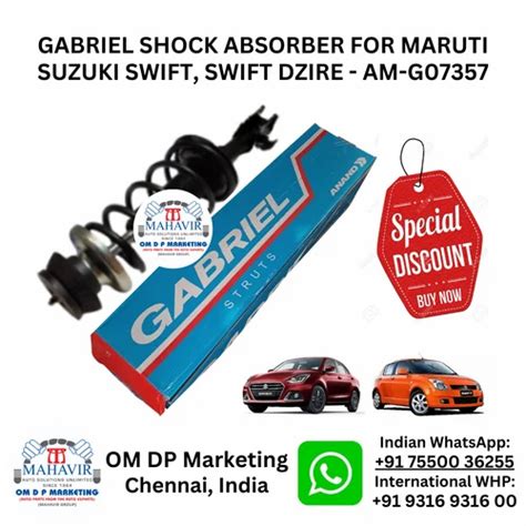 Gabriel Front Shock Absorber For Maruti Suzuki Swift Swift Dzire