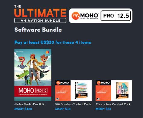 Humble Software Bundle The Ultimate Animation Bundle With Moho Pro