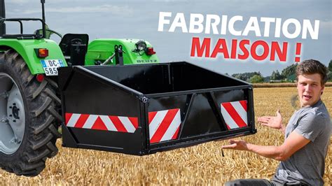 Fabrication D Une Benne 3 Points Pour Tracteur YouTube