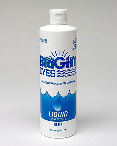 Flt Blue Liquid Bright Dyes Tracer Dye For Water Or Wastewater Leak