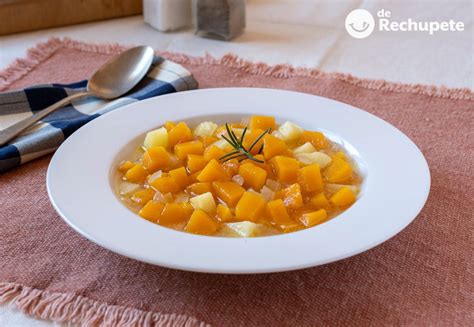 Sopa De Calabaza Y Patata Receta Tradicional Para Disfrutar Del Oto O