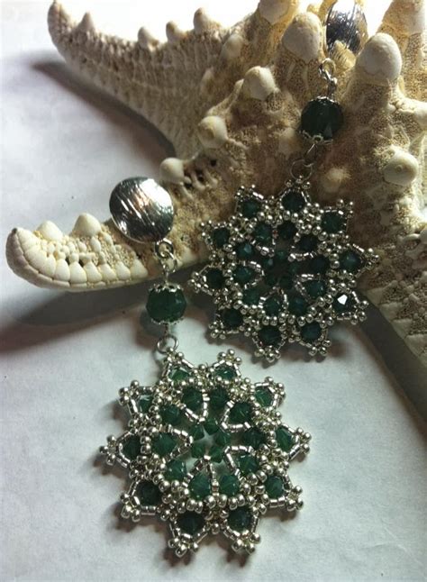 75marghe75 Bead By Bead Orecchini Absinthe Con Swarovski Tutorial