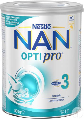 Nestlé Nan Optipro 3 Lait de Croissance Bébé 1 An Pot 800g Newpharma