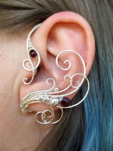 Pair Of Ear Cuffs Dragon Dance Ear Cuffs Elf Earrings Etsy In 2021