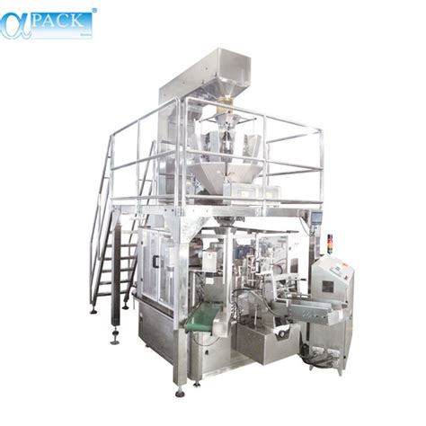 Rotary Pre Made Pouch Bag Filling Powder Food Package Packaging Packing