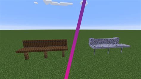 How To Build A Bench Minecraft Tutorial Youtube