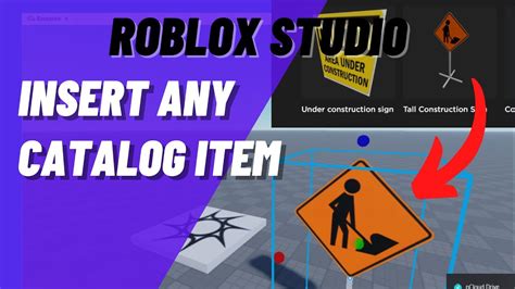 How To Instantly INSERT CATALOG ITEMS Into Roblox Studio YouTube