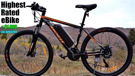 Ancheer Electric Mountain Bike Test Review YouTube