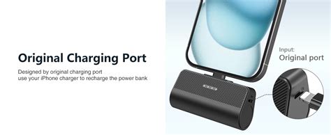 Amazon KKD Portable Charger For IPhone Built In MFi Certified