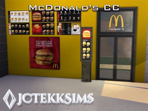 Jctekksims Mcdonald S Custom Content Sims The Sims Lots Sims