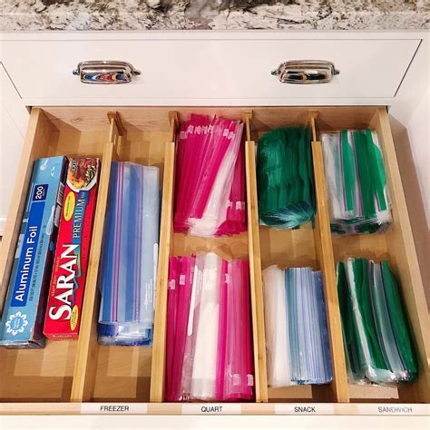 Organizing Ziploc Bag Storage Ideas