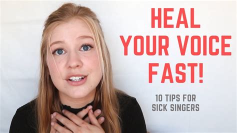 How To Heal Your Voice FAST For Singing When Sick YouTube