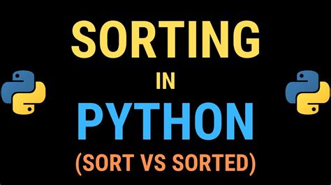 Sorting Lists In Python Tutorial Difference Between Sorted Built In Function Vs Sort List