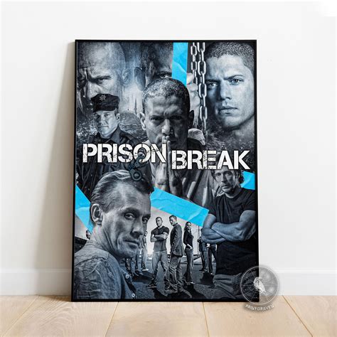 Prison Break Poster Michael Scofield Wall Art Wall Decoration Framed