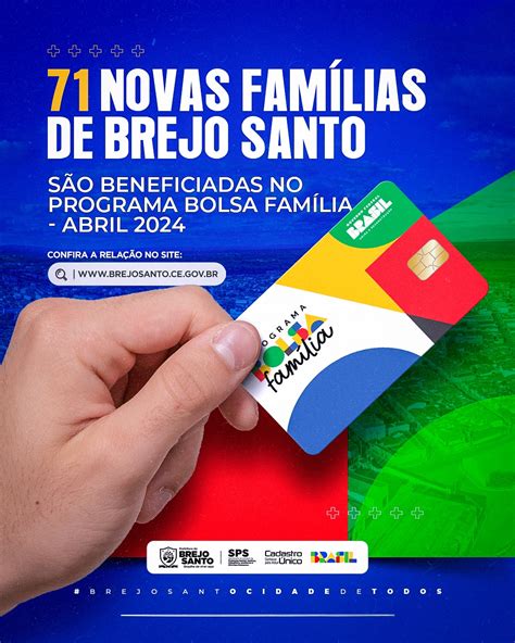 71 NOVAS FAMÍLIAS DE BREJO SANTO SÃO BENEFICIADAS NO PROGRAMA BOLSA