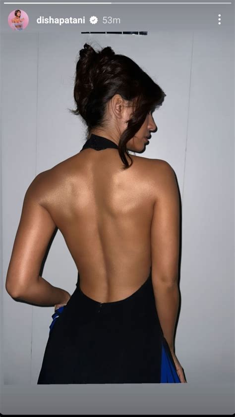 Disha Patani Raises Mercury As She Flaunts Her Sexy Back In Hot Black