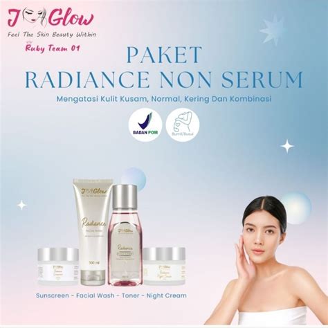 Jual Jglow Skincare Paket Super No Serum Whitening Skin Cream Glowing