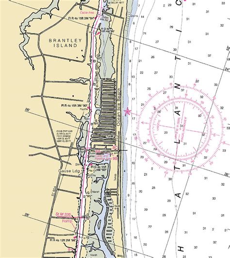 Ocean Isle Beach North Carolina Nautical Chart Mixed Media By Sea Koast Pixels