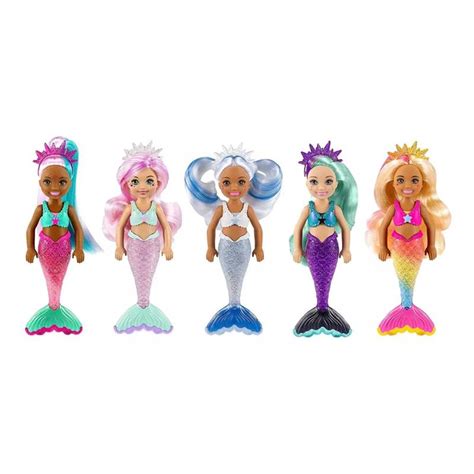 Surtido Muñecas Chelsea Sirena Barbie Color Reveal Barbiepedia