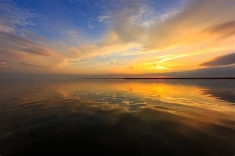 Captivating Golden Hour View Of Little Egg Harbor