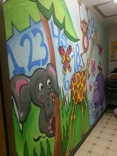 30 Daycare murals ideas | mural, animal mural, wall murals