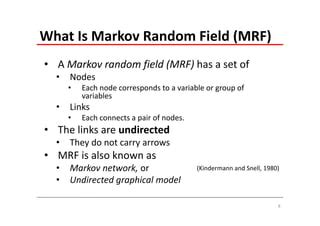 Markov Random Field Mrf Ppt