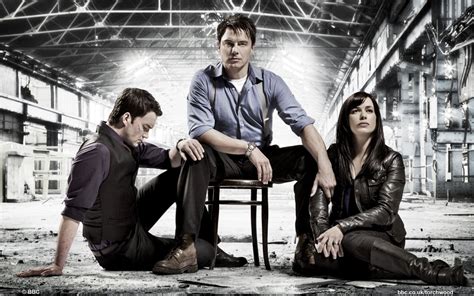 Captain Jack Harkness Ianto Jones And Gwen Cooper From Torchwood Series