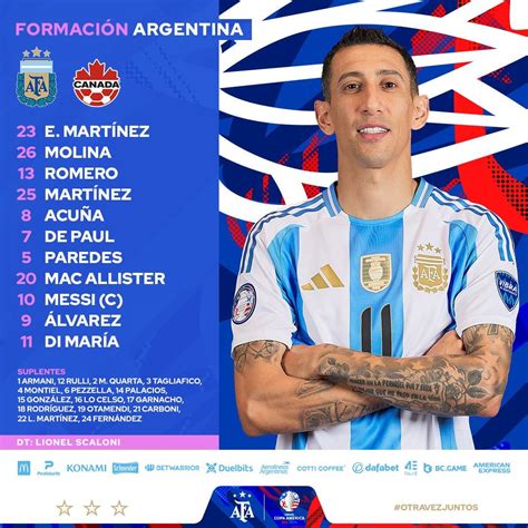 Lisandro Martinez starts for Argentina against Canada, Garnacho starts on the bench : r/reddevils