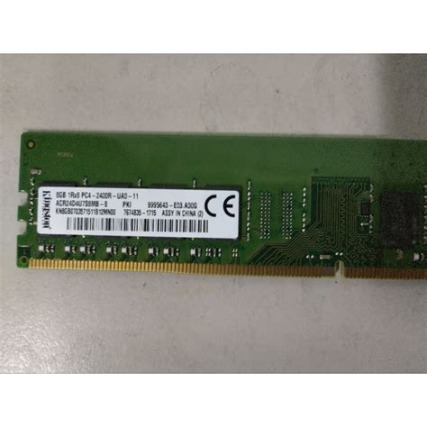 二手良品 桌機 DDR4 8G RAM 記憶體 金士頓 2400 2666 單面個保7天 蝦皮購物