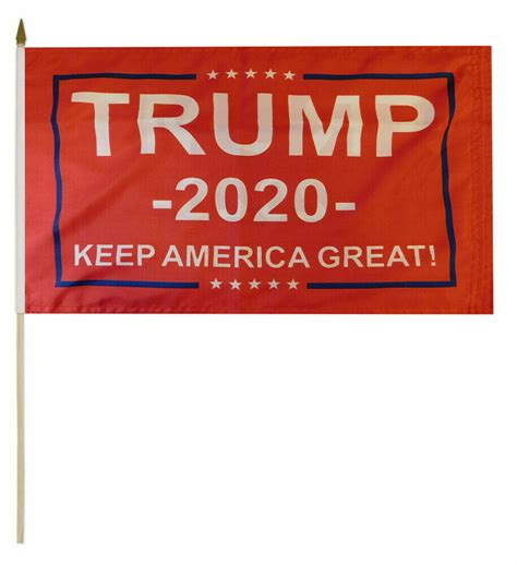 Wholesale Lot Of 12 Trump 2020 Keep America Great Red 8x12 8x12