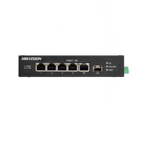 Коммутатор Hikvision на 4 PoE порта Hikvision DS-3T0306HP-E/HS - купить ...