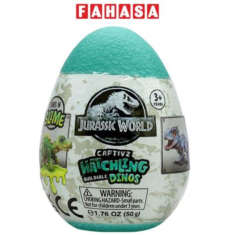 Trứng Slime Khủng Long Jurassic World Captivz Hatchling Buildable Dinos