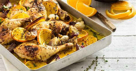 Poulet à L’orange Et Au Safran Recette