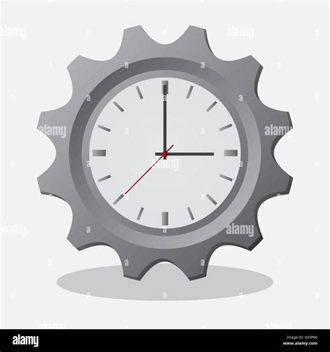 Traditional clock and gear design Stock Vector Image & Art - Alamy