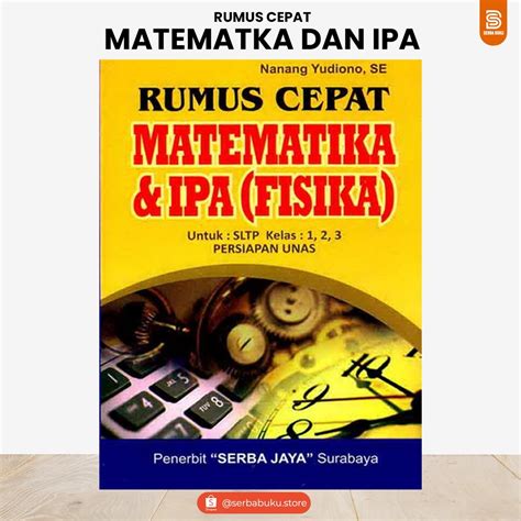 Jual Buku Kumpulan Rumus Cepat Matematika Fisika Sltp Smp Shopee