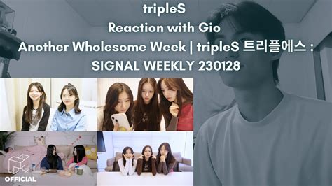 tripleS Reaction with Gio Another Wholesome Week tripleS 트리플에스