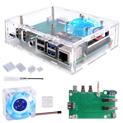 Buy Geeekpi Acrylic Raspberry Pi Set Top Box Kit Raspberry Pi Case