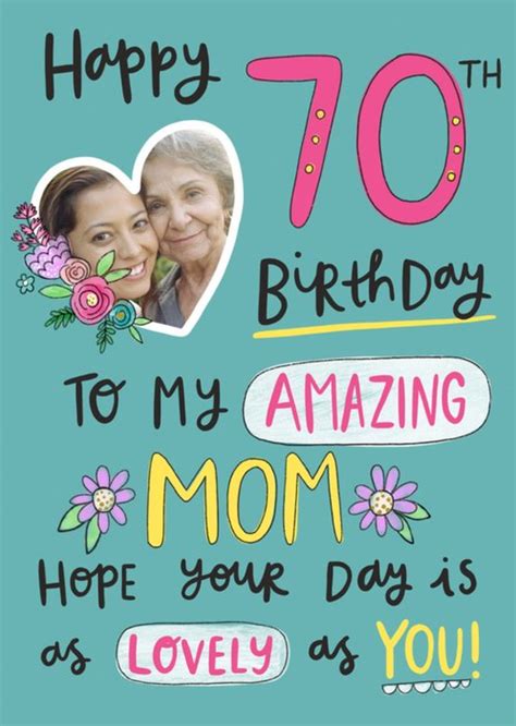 70th Birthday Wishes For Mom - Hayley Michaeline