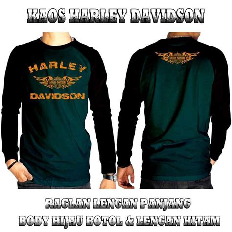 Jual T Shirt Kaos Harley Davidson Kaos Ridding Lengan Panjang Premium