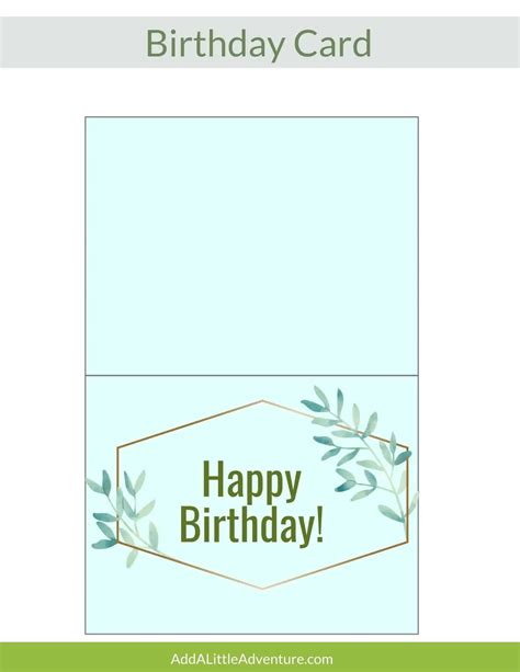 Free Printable Birthday Cards Paper Trail Design Happy Birthday Card