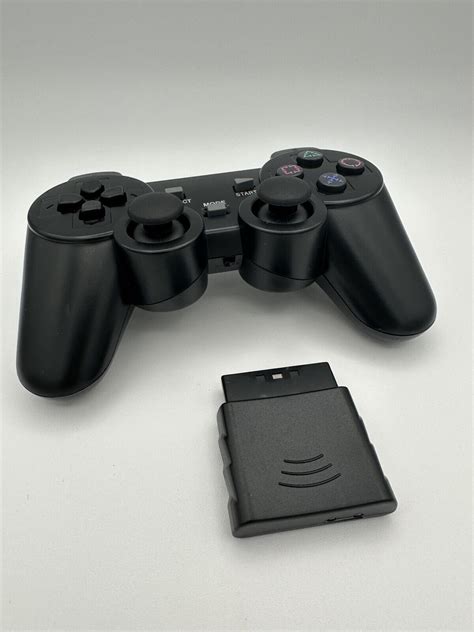 New Wireless Black Playstation 2 Ps2 Replacement Controller Ships Fast