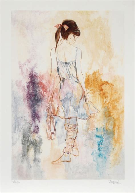 Sold Price Richard Shepard Ballerina Lithograph June 4 0116 200